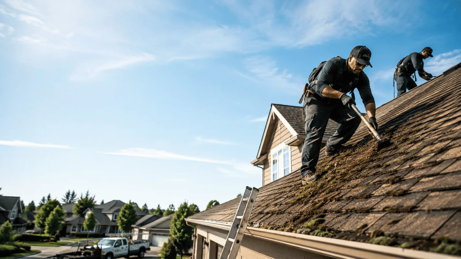 Roof Moss Removal in Bakersville, NC near me